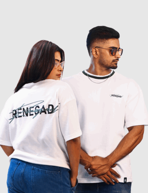 DOUBLE RIBBED NECK TEE