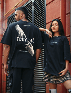 ADAMS HAND GRAPHIC OVERSIZED TEE