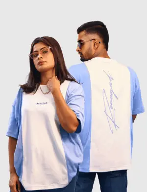 TWO TONE OVERSIZED TEE